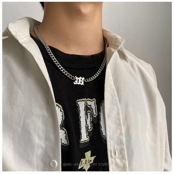 men alloy necklace - Picture 2 of 3